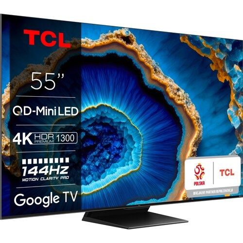 Telewizor TCL 55C809 55'' MINILED 4K 144Hz Google TV Dolby Vision Dolb