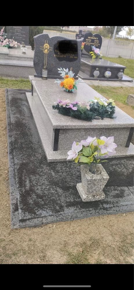 Nagrobki granitowe grobowce usługi na cmentarzu