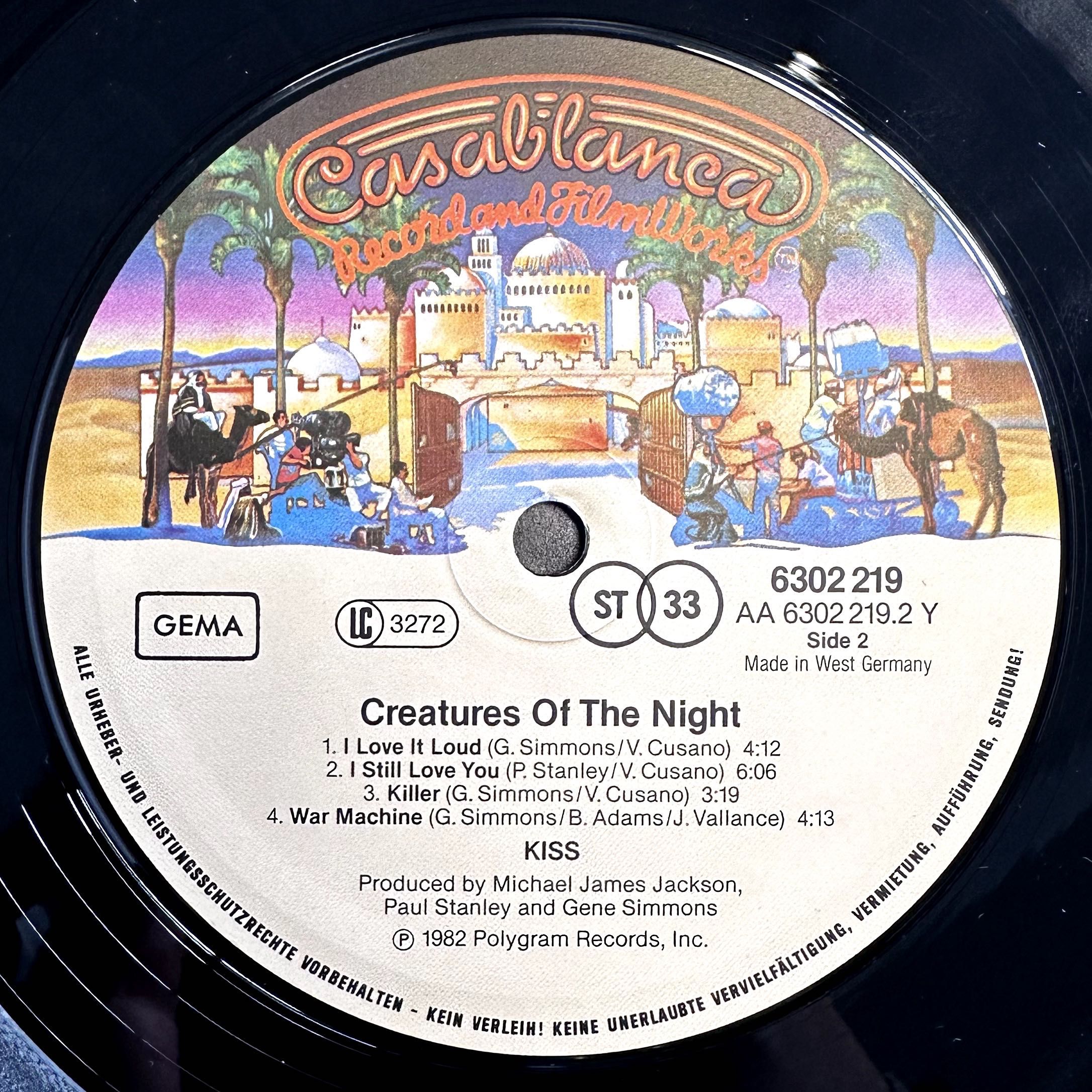 Kiss - Creatures of the Night (Vinyl, 1982, Germany)