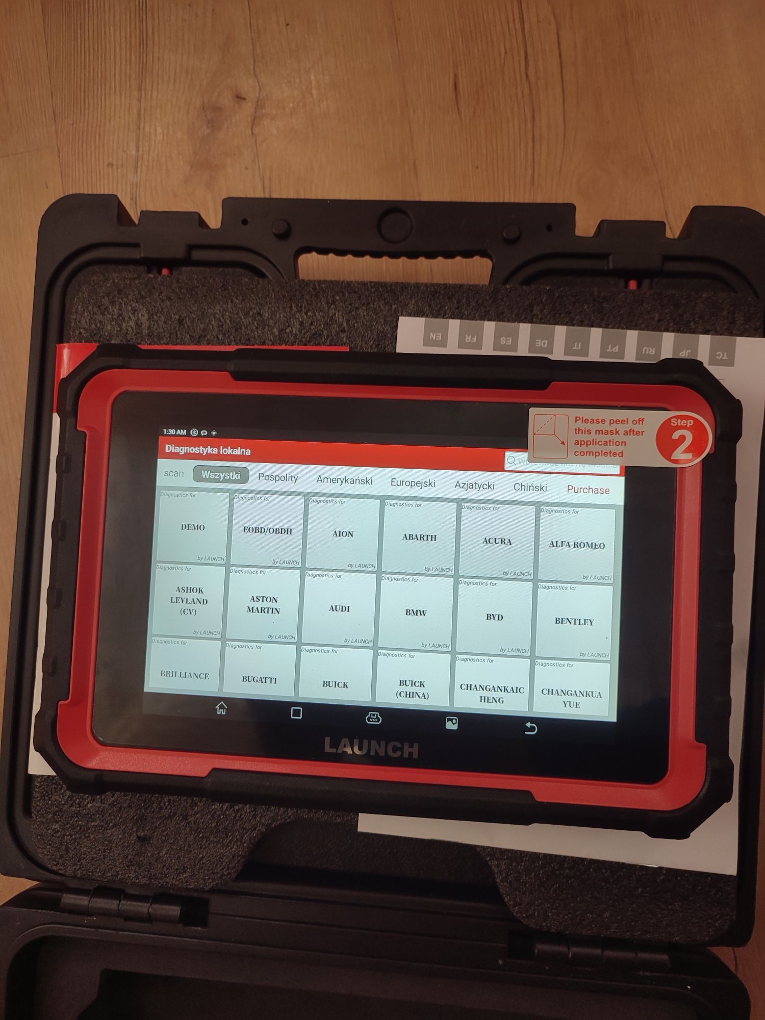 Launch X431 Pro Elite 2025  Interfejs Diagnostyczny OBD2