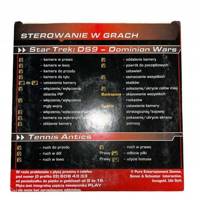 Star Trek DS9 Dominion Wars PL + Tennis Antics PL