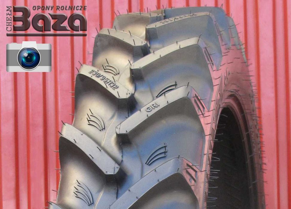 BAZA Opona 230/95R32 GRI XLR-95 D-65 Wąska Mocna Gruba + TK !