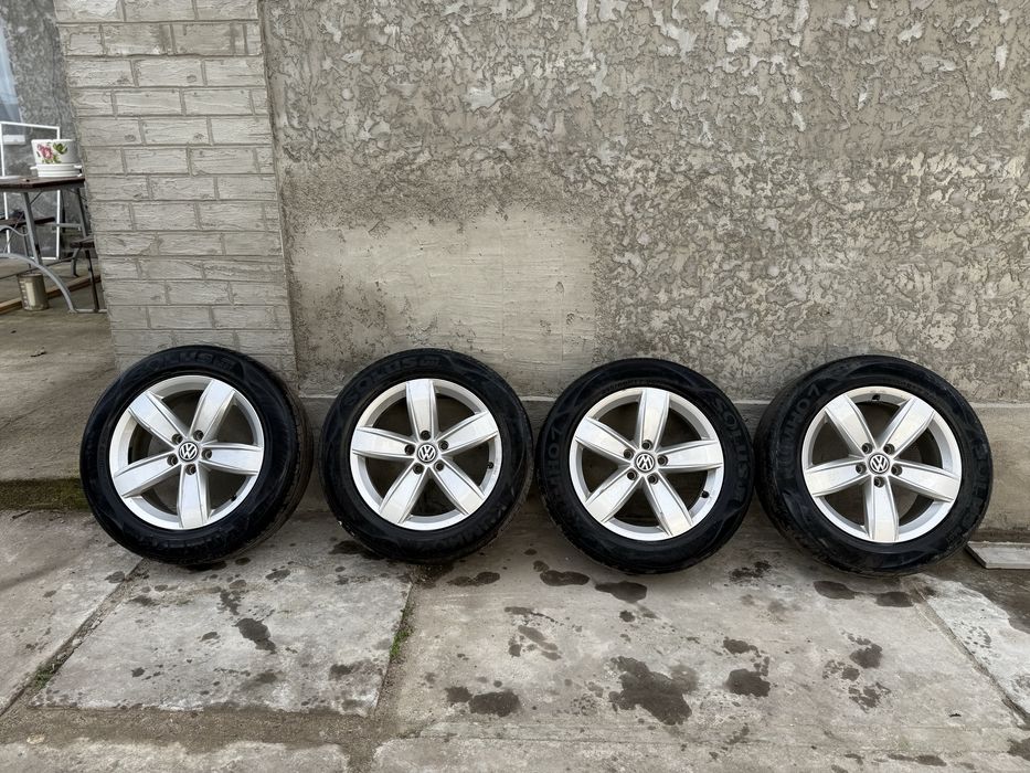 Диски R17 + резина Kumho Solus | Оригинал Volkswagen | 5×112