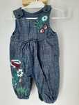 Ogrodniczki dla dziewczynki girl pants bawełniane cotton Next baby