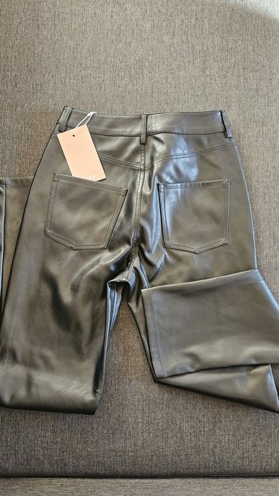 JJXX jx berlin slim spodnie damskie sztuczna skóra rozmiar (S). Nowe