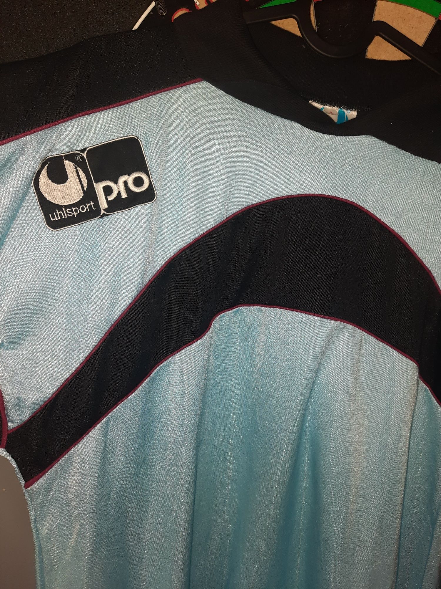 bluza bramkarska Uhlsport Pro,lata 80/90te, vintage, Goalkeeper Jersey