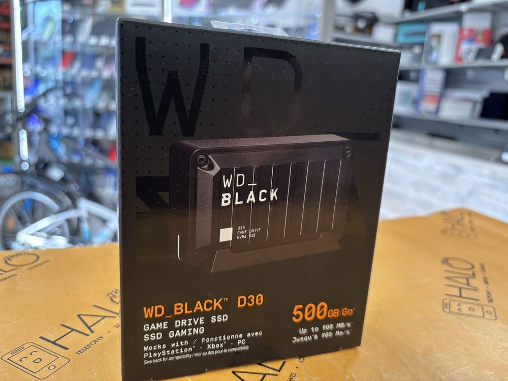 Nowy! Dysk WD_Black D30 500GB SSD for PS/Xbox/PC, Lombard Halogsm Łódź