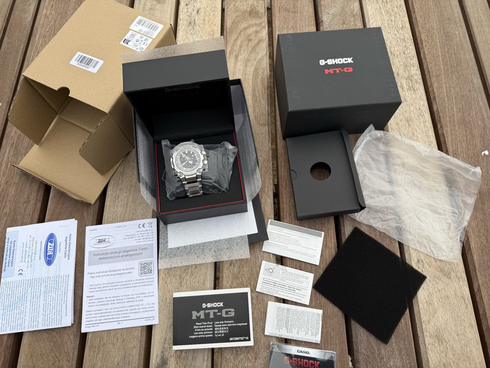 Nowy gwarancja paragon G-shock Casio MTG B3000D