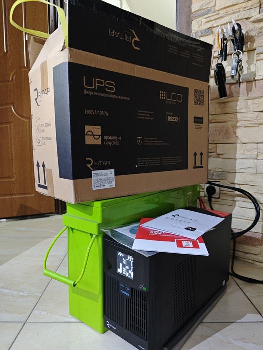 ДБЖ 1500 Вт. Безперебійник Ritarrtsw 1500 Інвертор