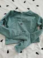 koszulka sportowa longsleeve MEGASSTIC S M 36 38 Seamless Green top s