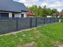 Montaż ogrodzeń panelowych, palisadowych, sztachet metalowych