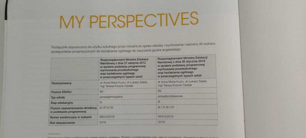 My perspectives 3 zestaw