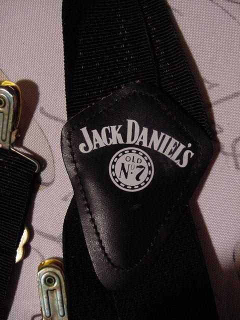 Jack Daniels - szelki do spodni firmowane logo Jack Daniels Old No. 7