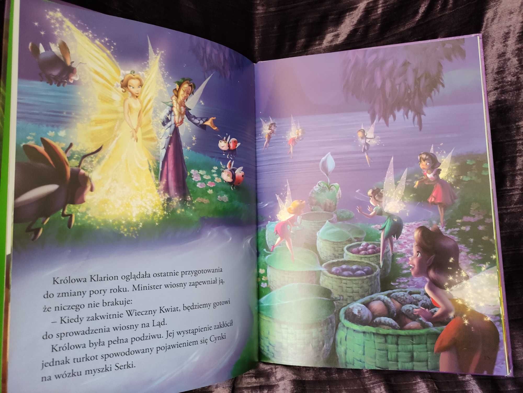 Książka duży format, Dzwoneczek Disney, bajki baśnie twarda oprawa