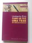 Como se faz uma tese m ciências humanas, de Humberto Eco
