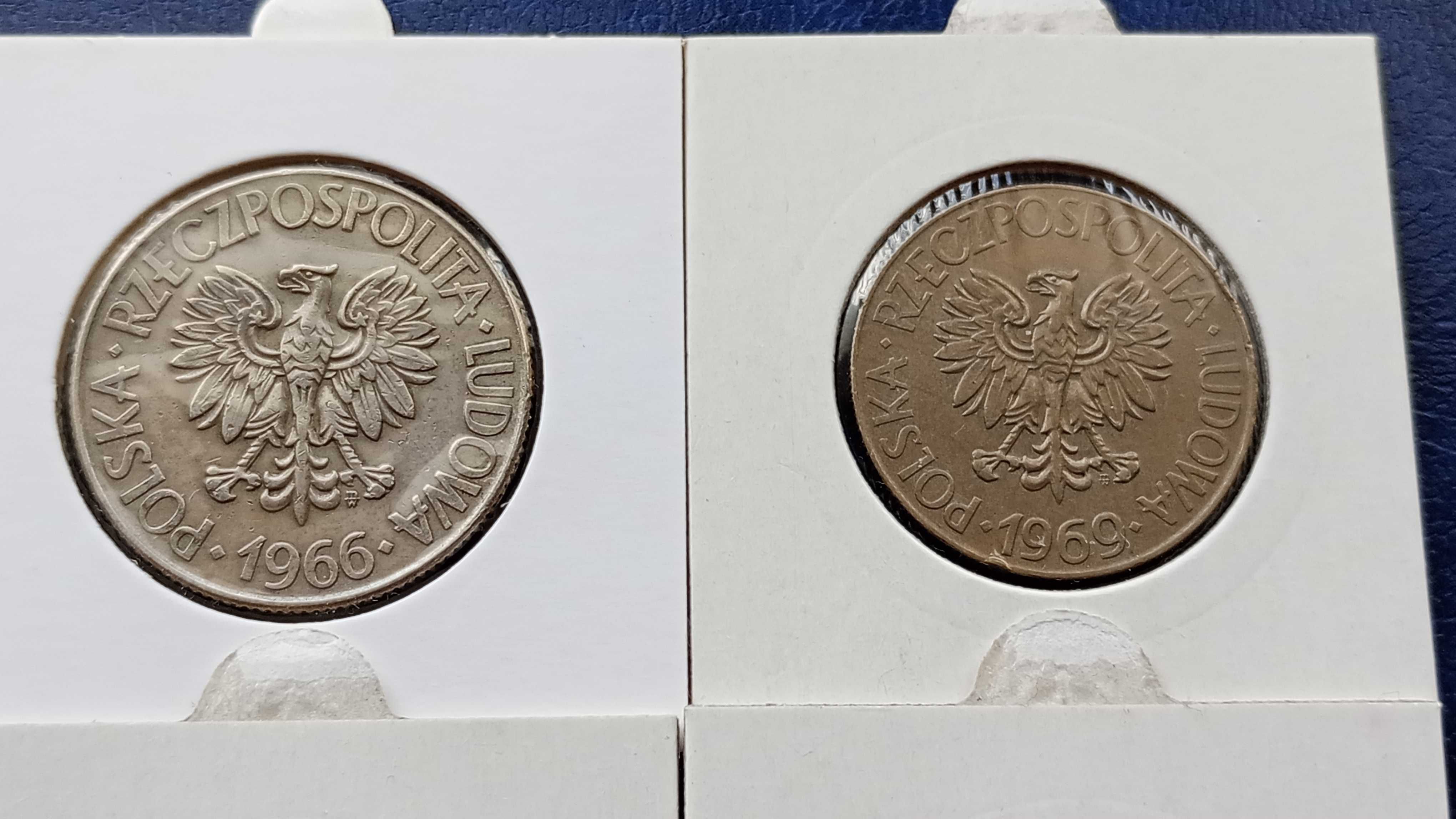 Stare monety 10 złotych Tadeusz Kościuszko wszystkie roczniki 8 monet