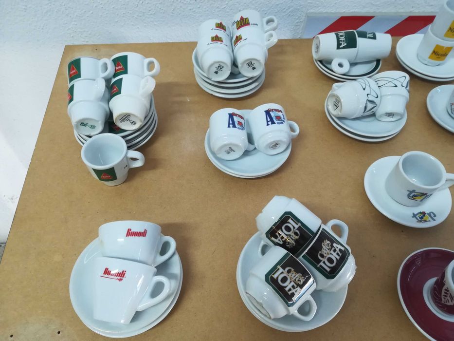 Chávenas café para coleção