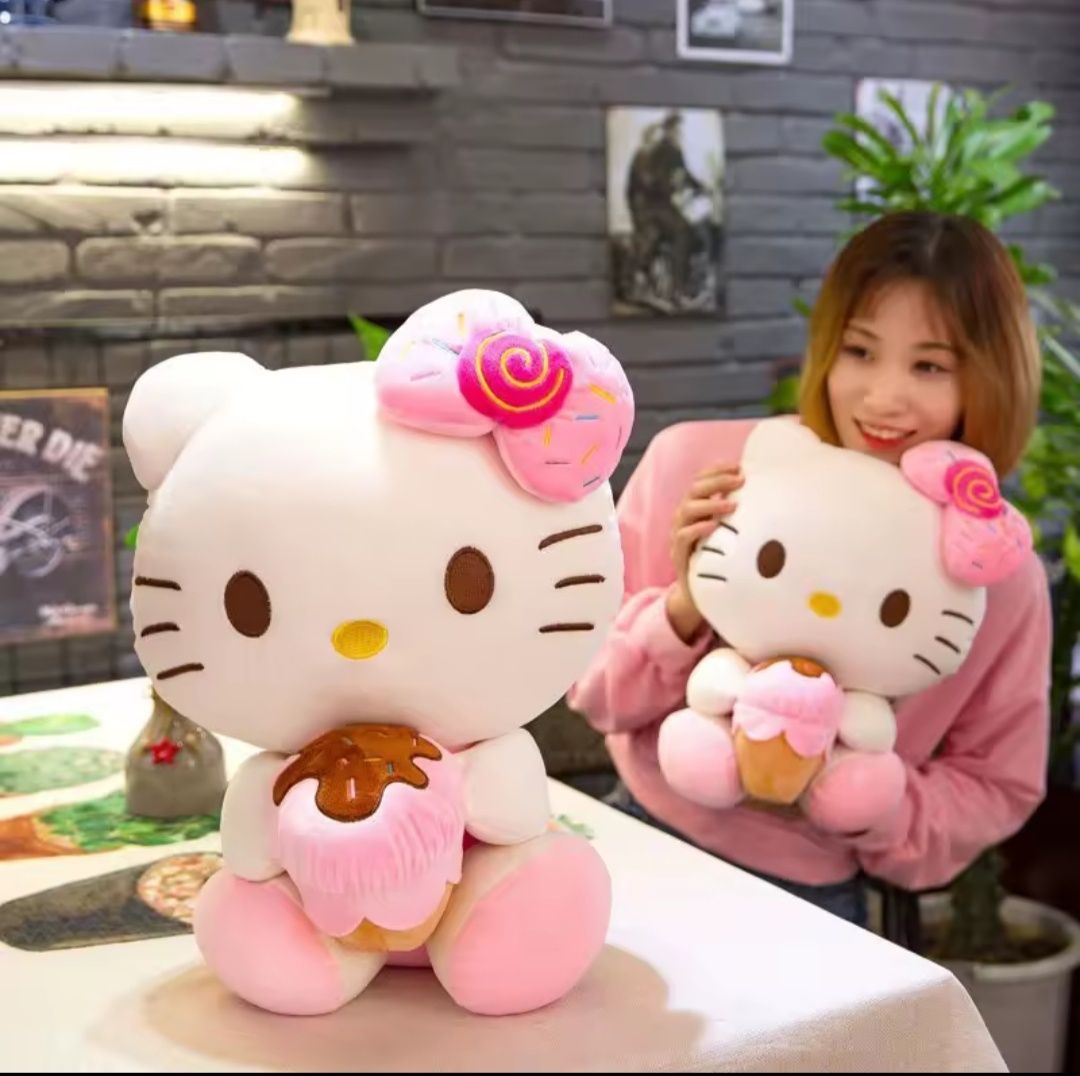 Maskotka pluszowa hello kitty lody kotek 30cm