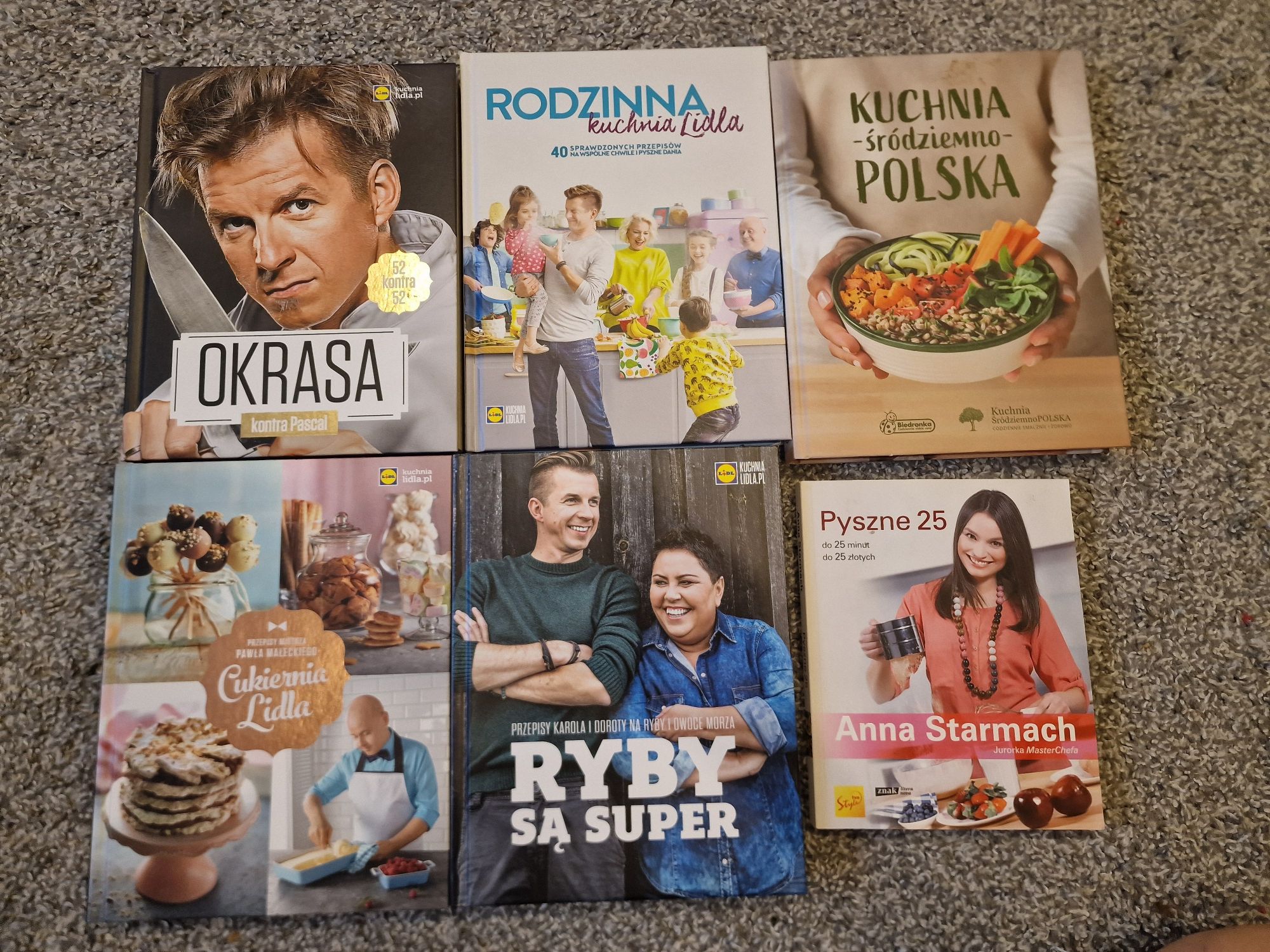 Zestaw książek kucharskich