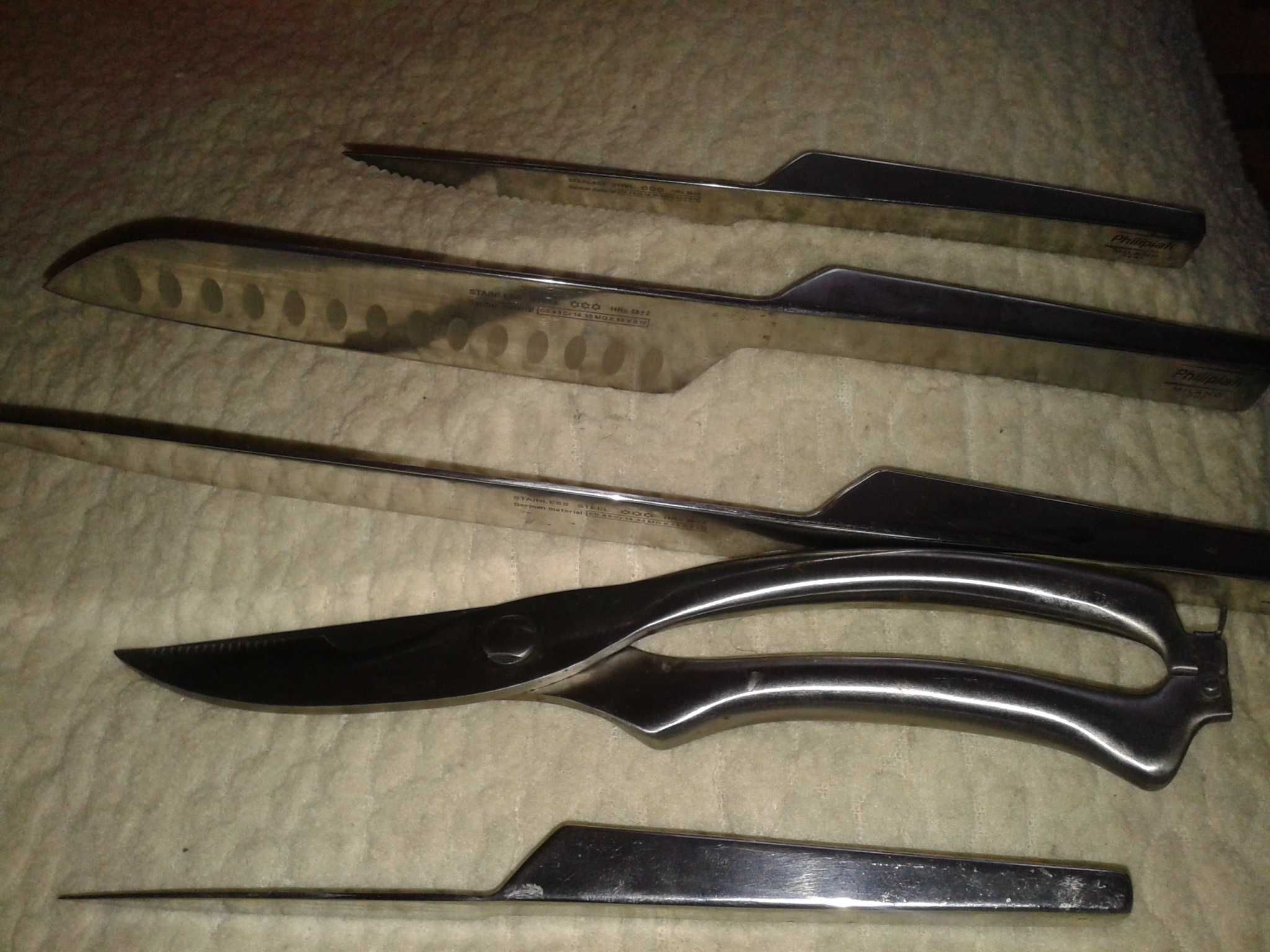 komplet wielofunkcyjnych noży philipiak milano