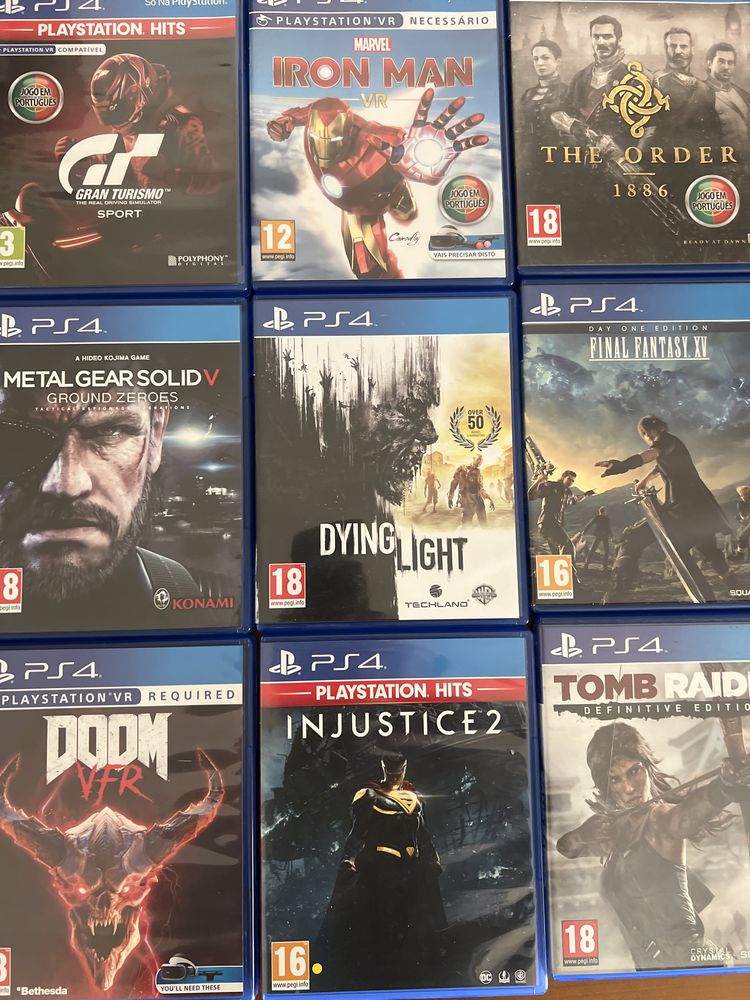 Jogos de ps4 semi novos e novo todos em estado impecavel.