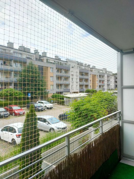 Siatka dla kota, siatka na balkon, taras, przed gołębiami, moskitiery