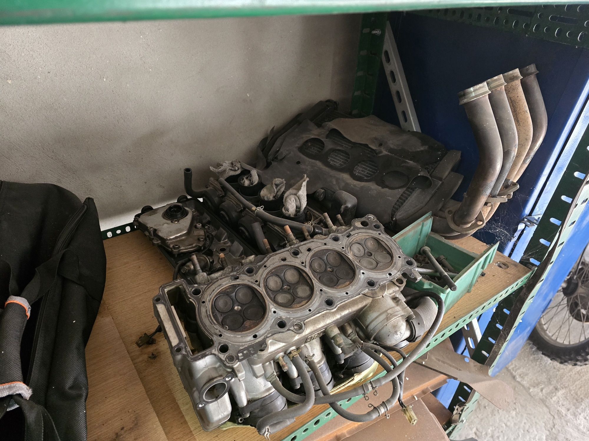 Yamaha R6 RJ03 uszkodzona