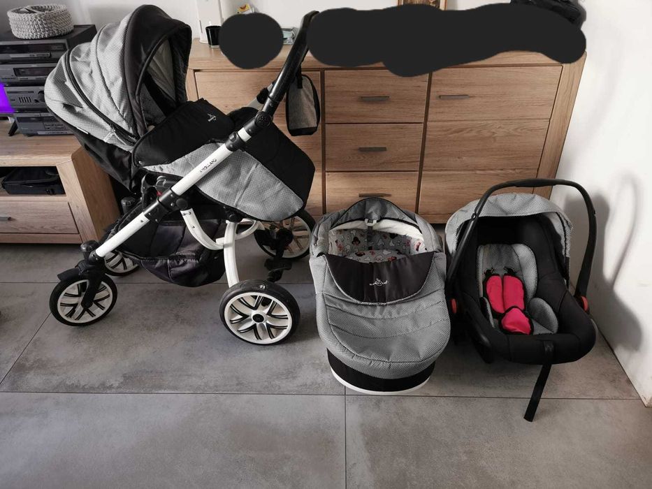 Wózek 3w1 oddam za pampersy