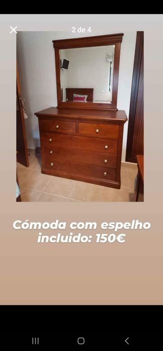 Cómoda com espelho