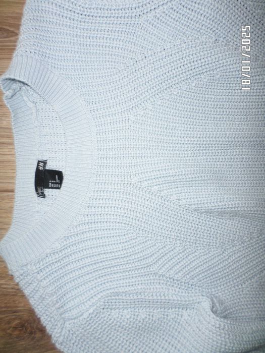 firmowy super sweter damski-H&M-rozmiar-S-36/38