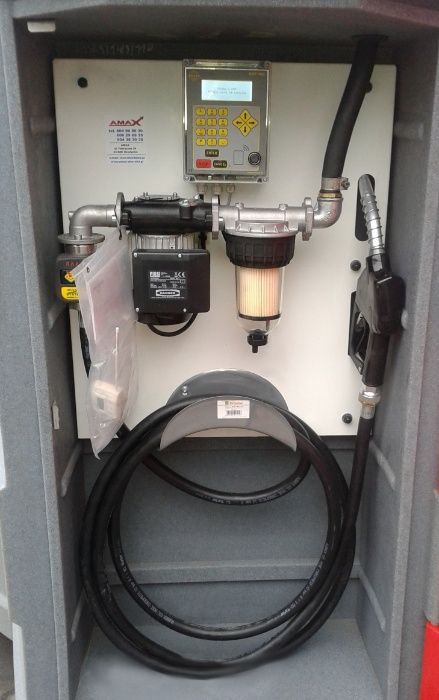 System zarządzania monitoring Zbiornik 5000 litrów na paliwo czip kart