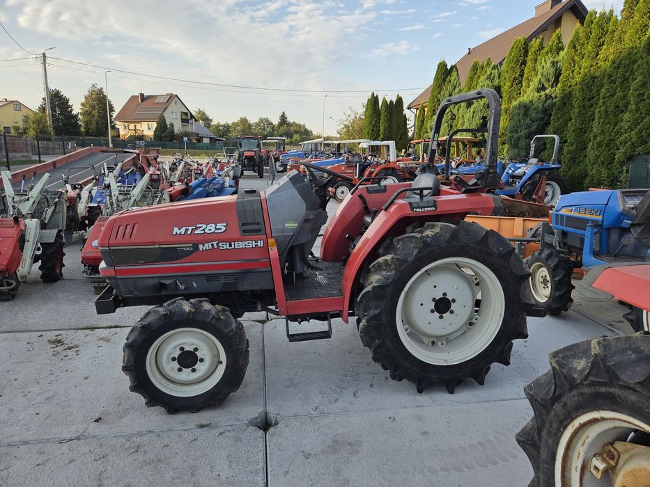 Traktorek japoński Mitsubishi MT285 28KM wspomaganie rewers 4x4