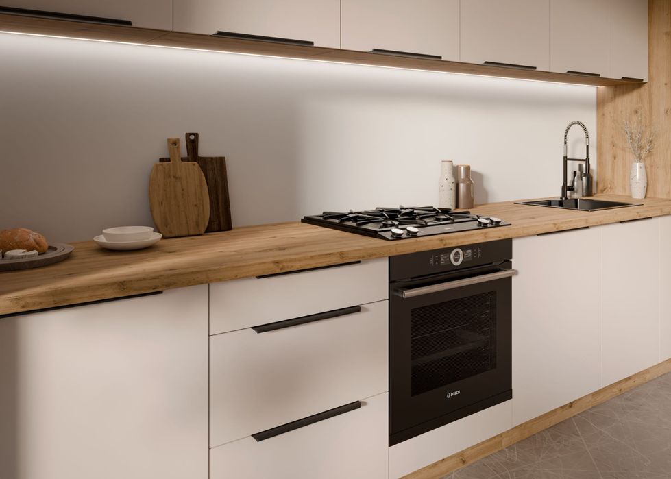 Meble kuchenne, zestaw mebli kuchennych, kuchnia KASZMIR/dąb SALVA.