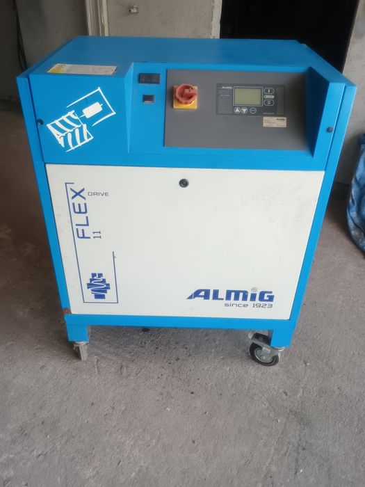 Kompresor sprężarka śrubowa Almig flex 11kw falownik