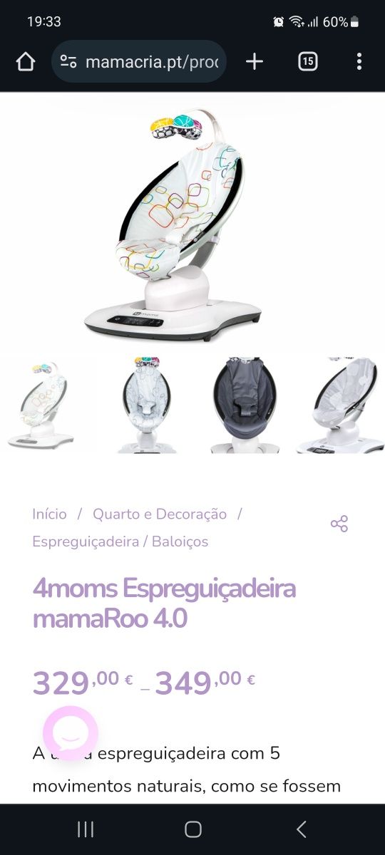 Baloiço automático 4moms