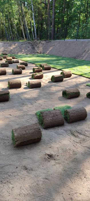 Trawa z rolki sprzedaż transport montaż