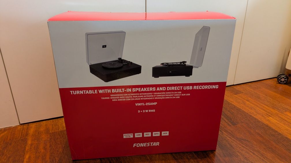 Giradiscos com altifalantes Fonestar NOVO