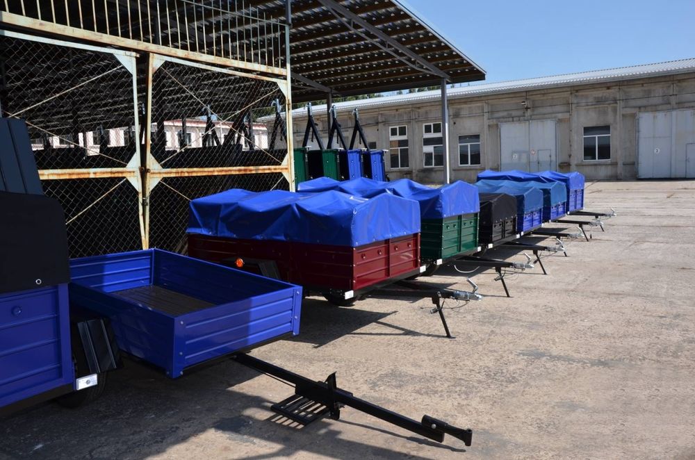 Легковой прицеп усиленный 2300*1300*500 серый с документами 700 кг!