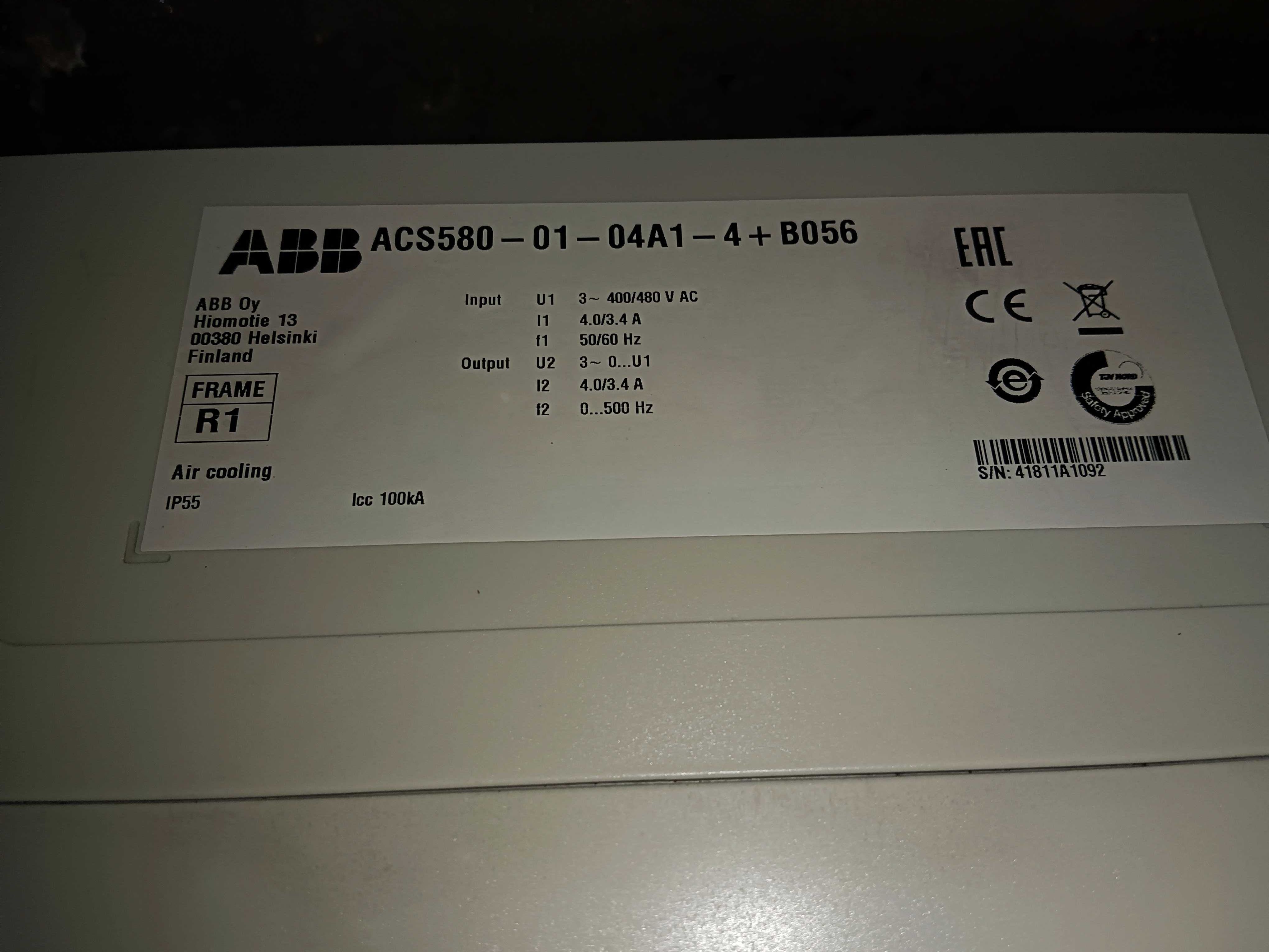 Преобразователи частоты ABB ACS580-01-04A1-4