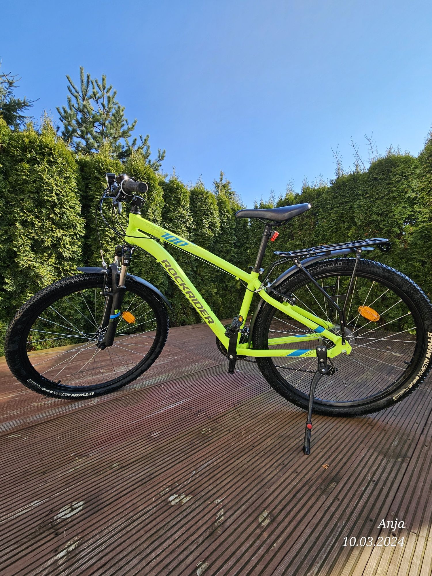 Rower MTB ROCKRIDER ST 100 27.5 cala, KOMPLET dodatków + kask !!