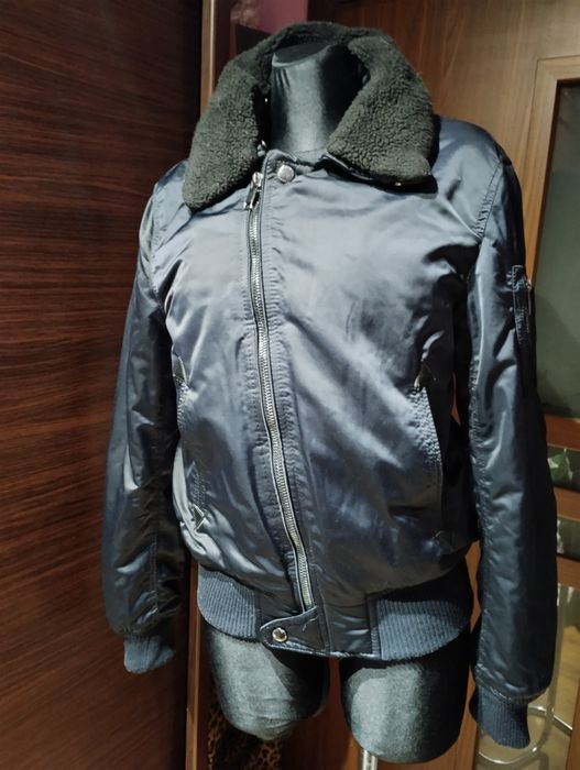 Kurtka męska granatowa bomberka Zara MEN