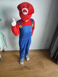 Nowy Zestaw strój karnawałowy Super Mario Bros. Rozmiar 110