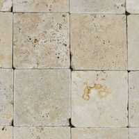 Kostki Trawertyn Classic bębnowany 10x10x1 cm/ ściana/ podłoga kamień