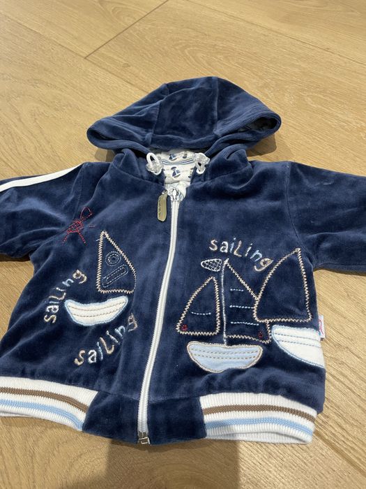 Bluza rozpinaną niemowleca / bluza dziecięce / bluza welurowa