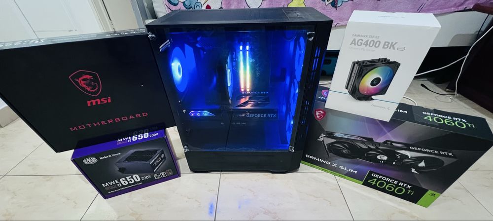 Geforce Rtx 4060ti, Ryzen 5 5600X 6-core, 32 gb ram