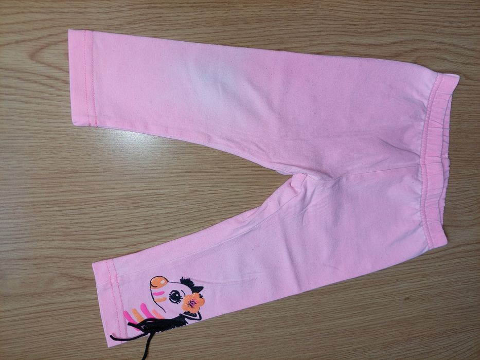 Getry legginsy Coccodrillo 74cm różowe