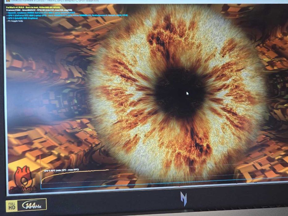 Игровой Acer Nitro RTX 4060 Core i7-13gen 16/512gb идеальный