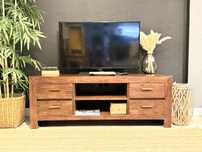 aparador, consola, movel tv, armario, acacia, arboretto, rustico