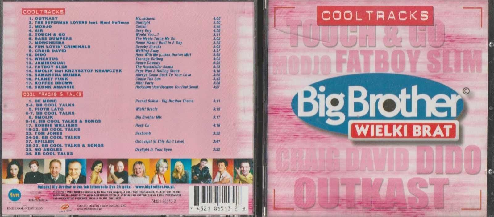 Big Brother-Cool Tracks 2001 De Mono / Płyta 2 x CD