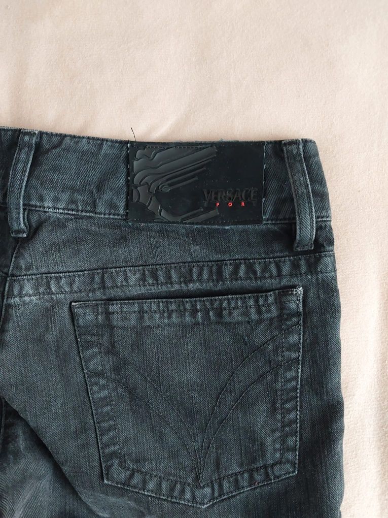Spodnie jeansowe Versace Sport